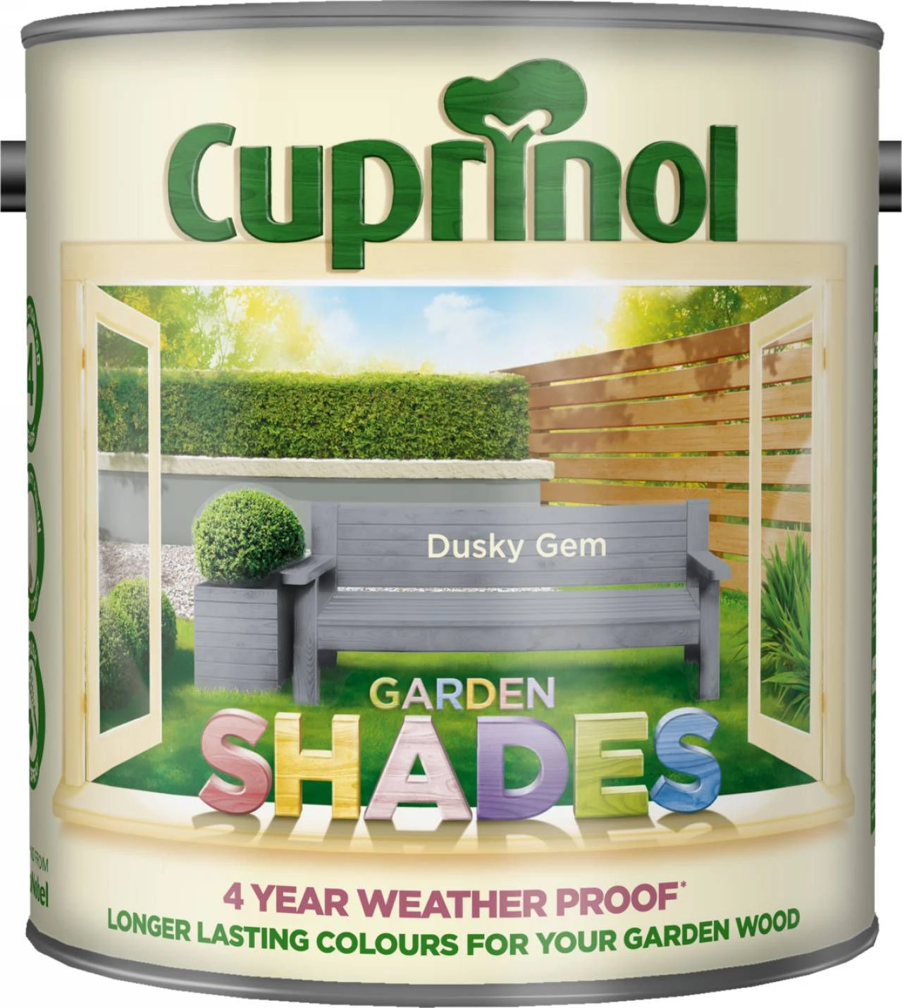 Cuprinol Garden Shades Dusky Gem Matt Multi-surface Exterior Wood Paint, 2.5L 4 Cuprinol Garden Shades Dusky Gem Matt Multi-surface Exterior Wood Paint, 2.5L - Image 2