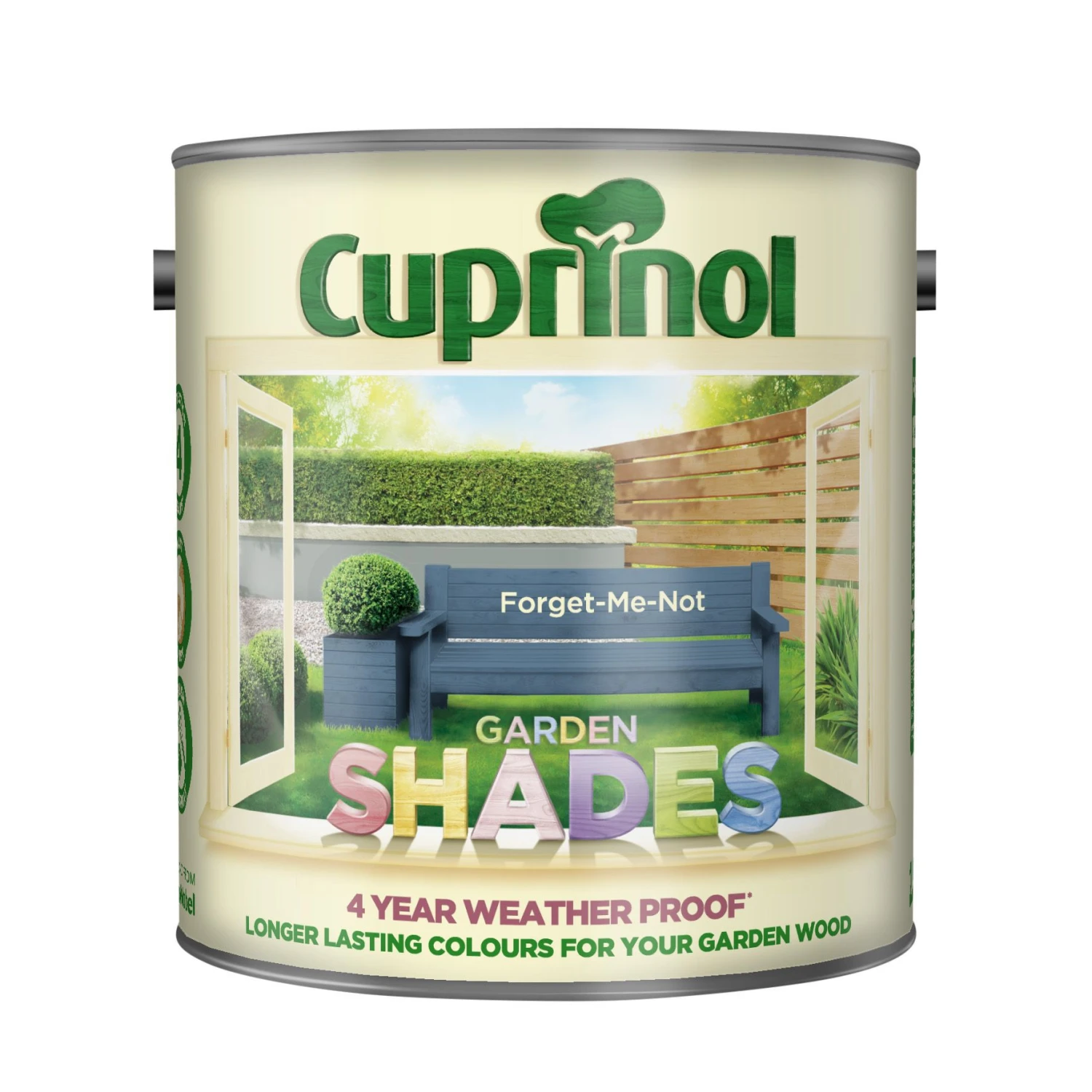 Cuprinol Garden Shades Forget Me Not Matt Exterior Wood Paint, 5L 4 Cuprinol Garden Shades Forget Me Not Matt Exterior Wood Paint, 5L - Image 2