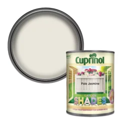 Cuprinol Garden Shades Pale Jasmine Matt Multi-surface Exterior Wood Paint, 1L