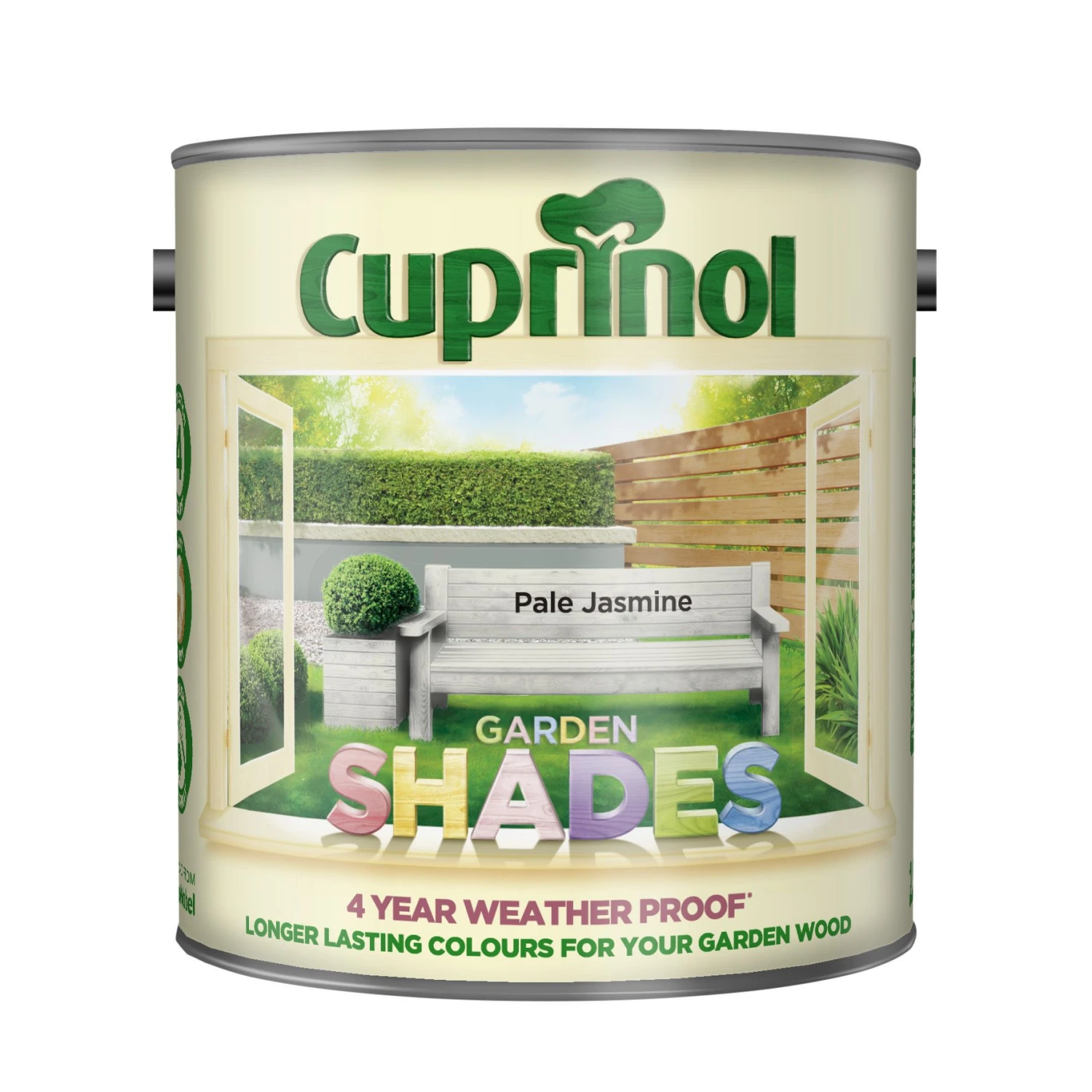 Cuprinol Garden Shades Pale Jasmine Matt Multi-surface Exterior Wood Paint, 2.5L 4 Cuprinol Garden Shades Pale Jasmine Matt Multi-surface Exterior Wood Paint, 2.5L - Image 2