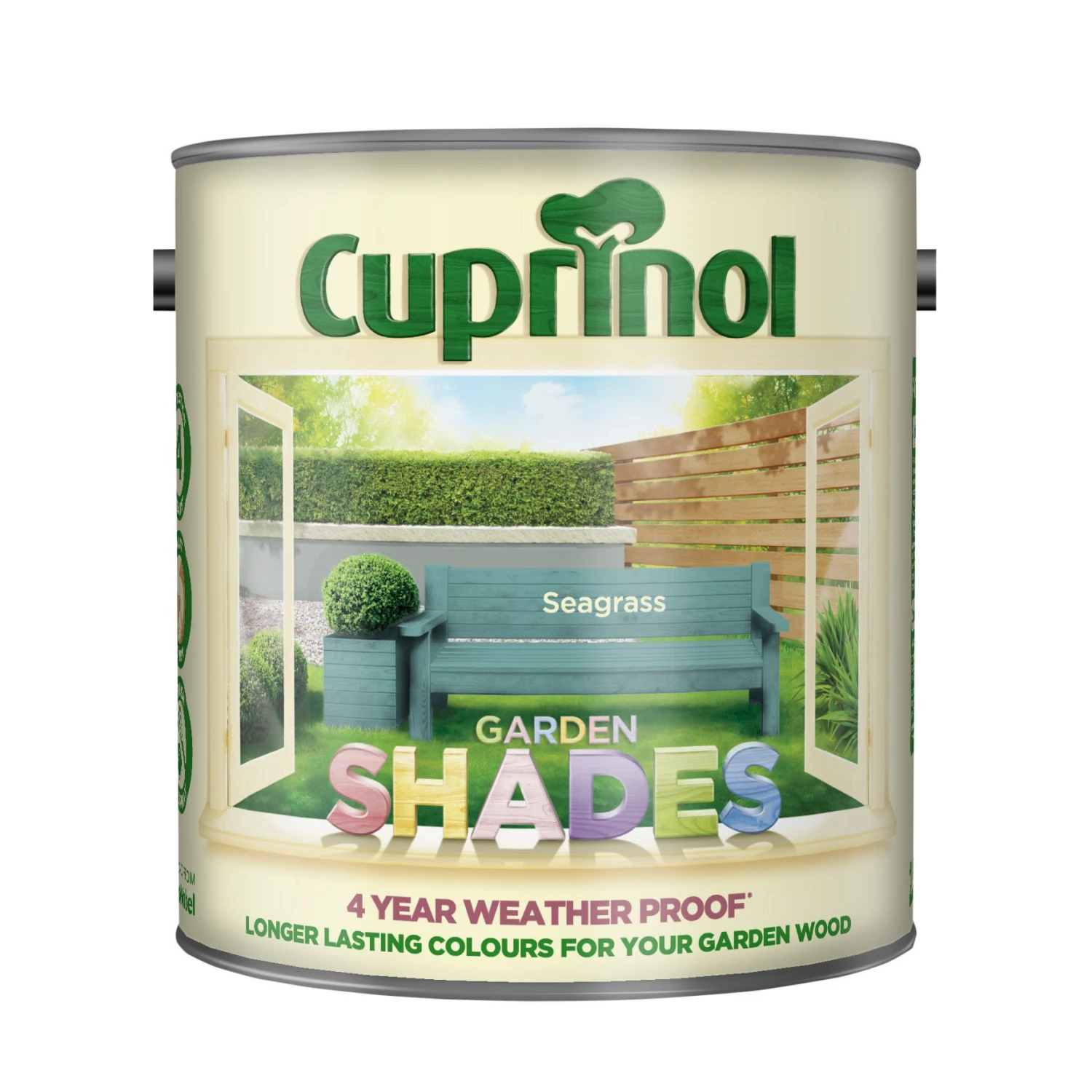 Cuprinol Garden Shades Seagrass Matt Multi-surface Exterior Wood Paint, 2.5L 4 Cuprinol Garden Shades Seagrass Matt Multi-surface Exterior Wood Paint, 2.5L - Image 2
