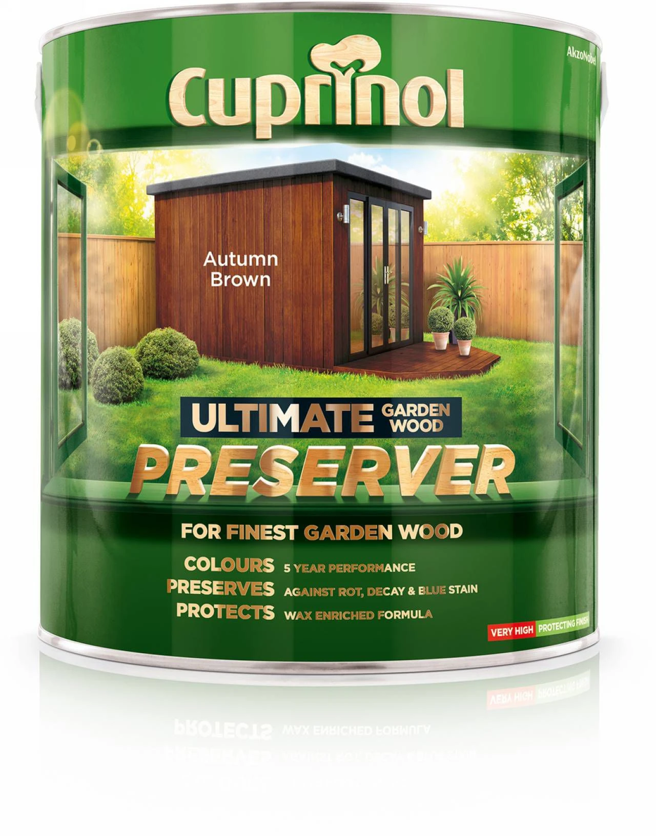 Cuprinol Ultimate Autumn Brown Matt Arbours, Fencing, Gates, Sheds & Summerhouses Preserver, 4L 4 Cuprinol Ultimate Autumn Brown Matt Arbours, Fencing, Gates, Sheds & Summerhouses Preserver, 4L - Image 2