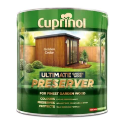 Cuprinol Ultimate Golden Cedar Matt Arbours, Fencing, Gates, Sheds & Summerhouses Preserver, 4L 8 Cuprinol Ultimate Golden Cedar Matt Arbours, Fencing, Gates, Sheds & Summerhouses Preserver, 4L -TRADE POINTS PAINTS cuprinol ultimate golden cedar matt arbours fencing gates sheds summerhouses preserver 4l5010212581872 08c bq