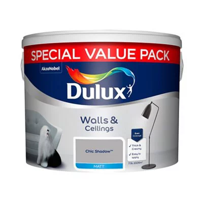 Dulux Chic Shadow Matt Emulsion Paint, 7.5L 3 Dulux Chic Shadow Matt Emulsion Paint, 7.5L - Image 2