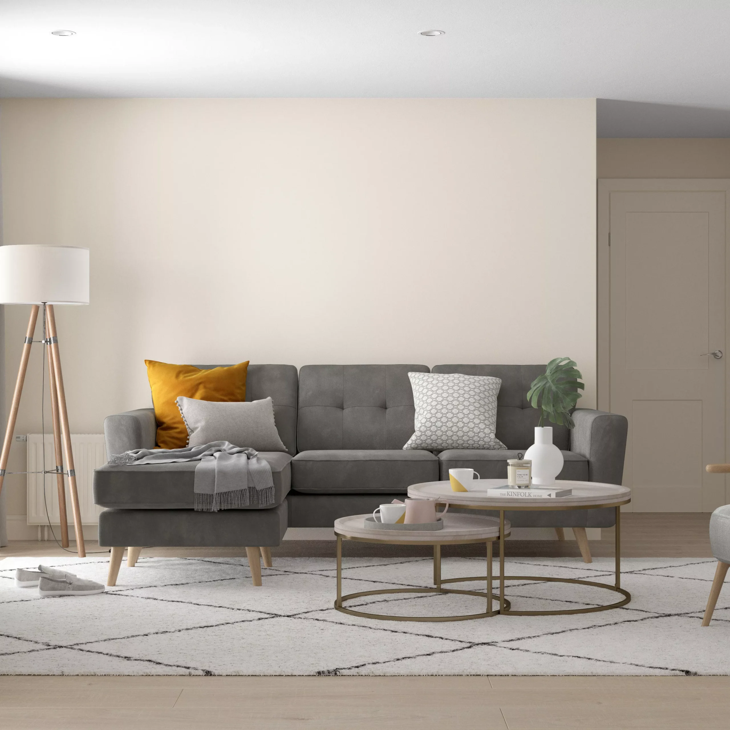 Dulux Easycare Almond White Matt Emulsion Paint, 2.5L 7 Dulux Easycare Almond White Matt Emulsion Paint, 2.5L - Image 5