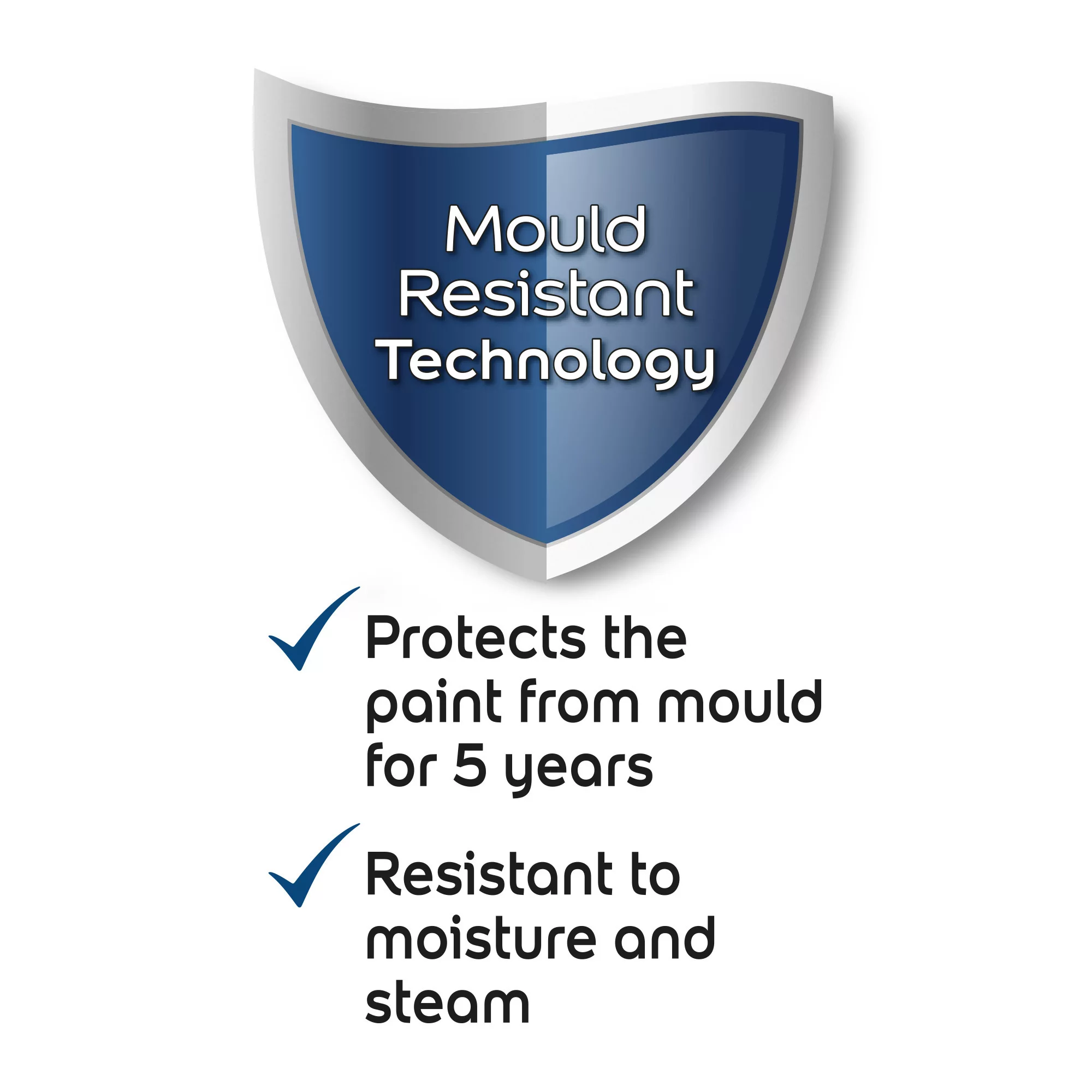 Dulux Easycare Bathroom White Mist Soft Sheen Wall Paint, 2.5L 7 Dulux Easycare Bathroom White Mist Soft Sheen Wall Paint, 2.5L - Image 5