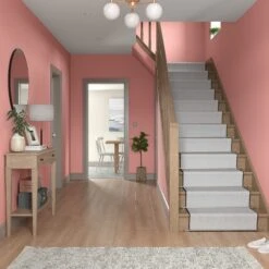 Dulux Easycare Washable & Tough Boho Blush Matt Wall Paint, 2.5L -TRADE POINTS PAINTS dulux easycare washable tough boho blush matt wall paint 2 5l5010212658574 03i bq