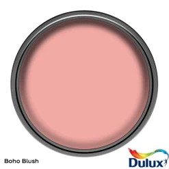 Dulux Easycare Washable & Tough Boho Blush Matt Wall Paint, 2.5L -TRADE POINTS PAINTS dulux easycare washable tough boho blush matt wall paint 2 5l5010212658574 12c bq