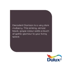 Dulux Easycare Washable & Tough Decadent Damson Matt Wall Paint, 2.5L 16 Dulux Easycare Washable & Tough Decadent Damson Matt Wall Paint, 2.5L -TRADE POINTS PAINTS dulux easycare washable tough decadent damson matt wall paint 2 5l5010212658628 36c bq