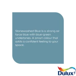 Dulux Easycare Washable & Tough Stonewashed Blue Matt Wall Paint, 2.5L 16 Dulux Easycare Washable & Tough Stonewashed Blue Matt Wall Paint, 2.5L -TRADE POINTS PAINTS dulux easycare washable tough stonewashed blue matt wall paint 2 5l5010212658611 36c bq
