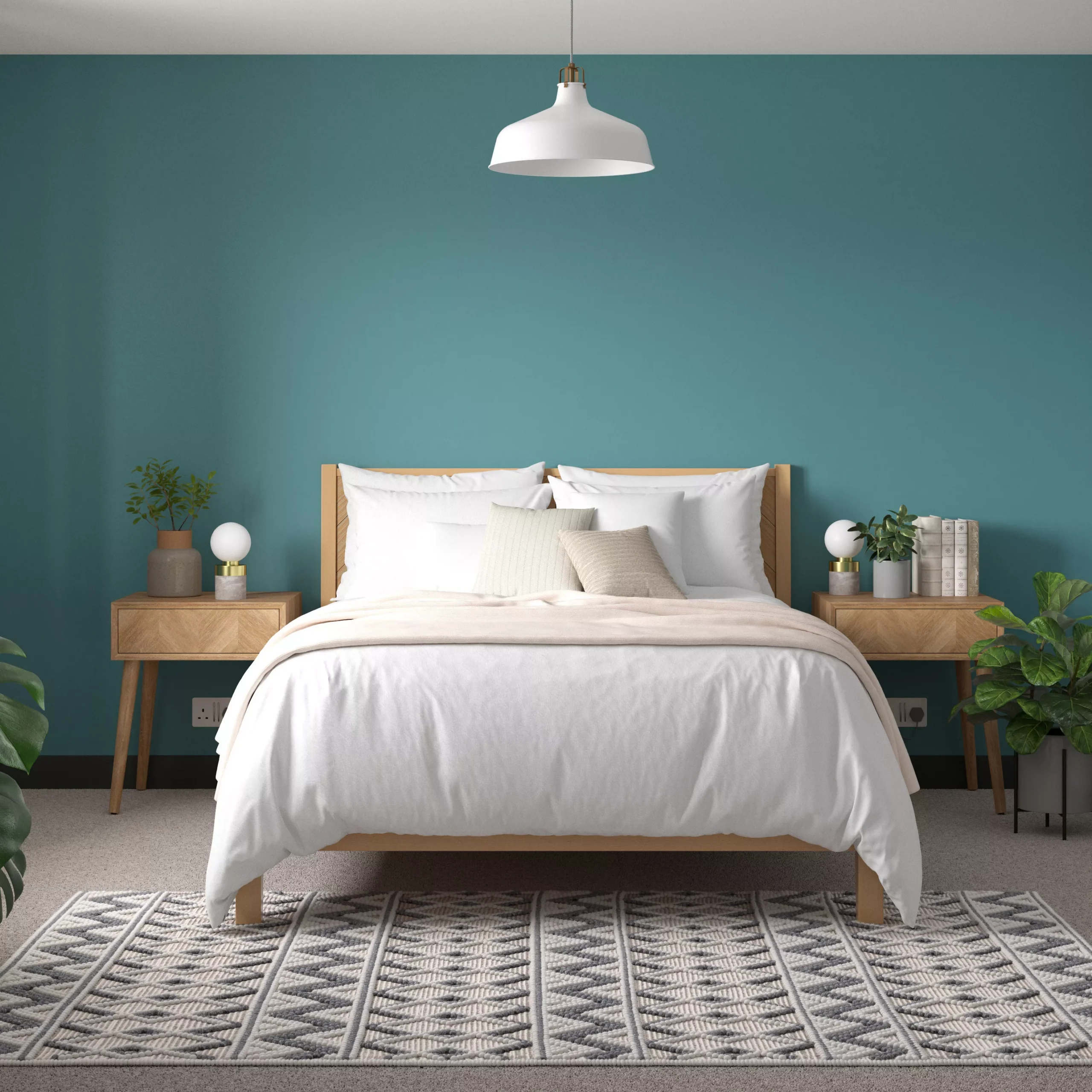 Dulux Easycare Washable & Tough Teal Voyage Matt Wall Paint, 2.5L 6 Dulux Easycare Washable & Tough Teal Voyage Matt Wall Paint, 2.5L - Image 4