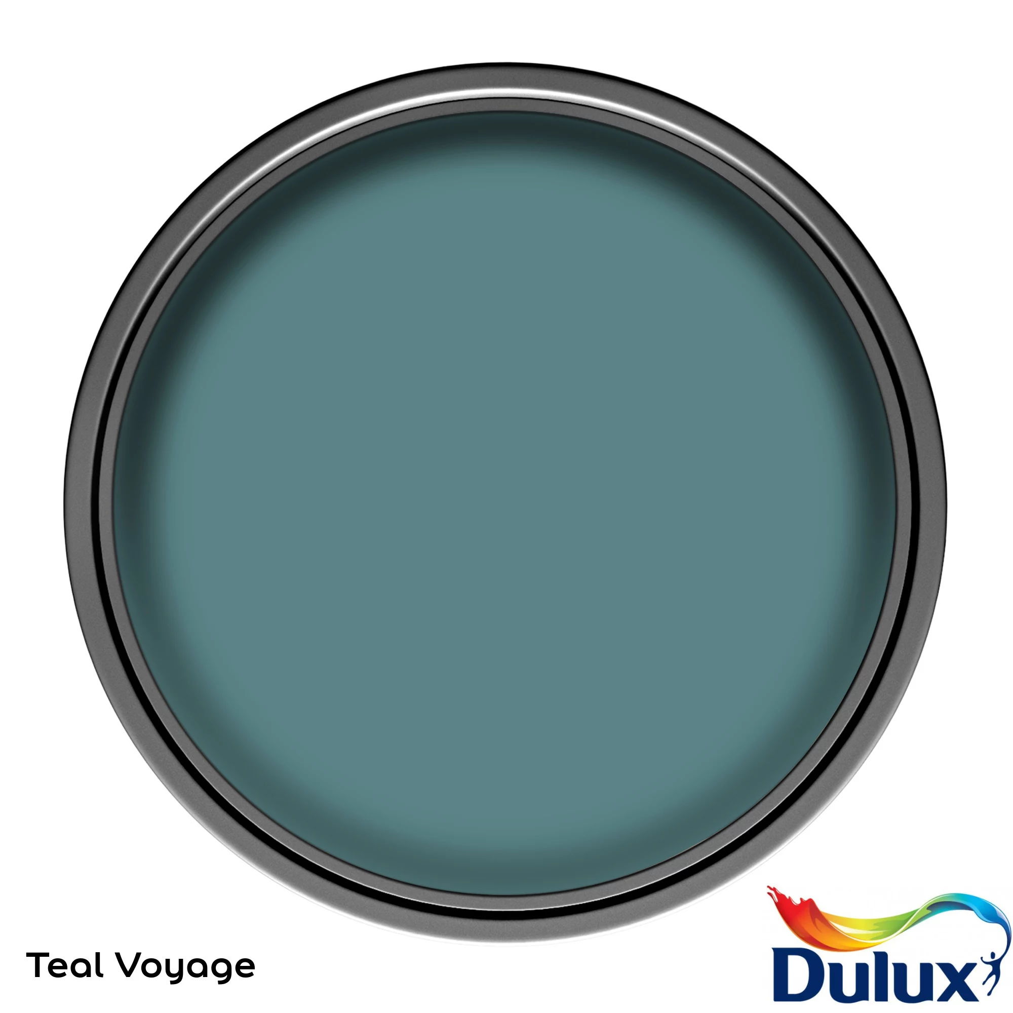 Dulux Easycare Washable & Tough Teal Voyage Matt Wall Paint, 2.5L 5 Dulux Easycare Washable & Tough Teal Voyage Matt Wall Paint, 2.5L - Image 3