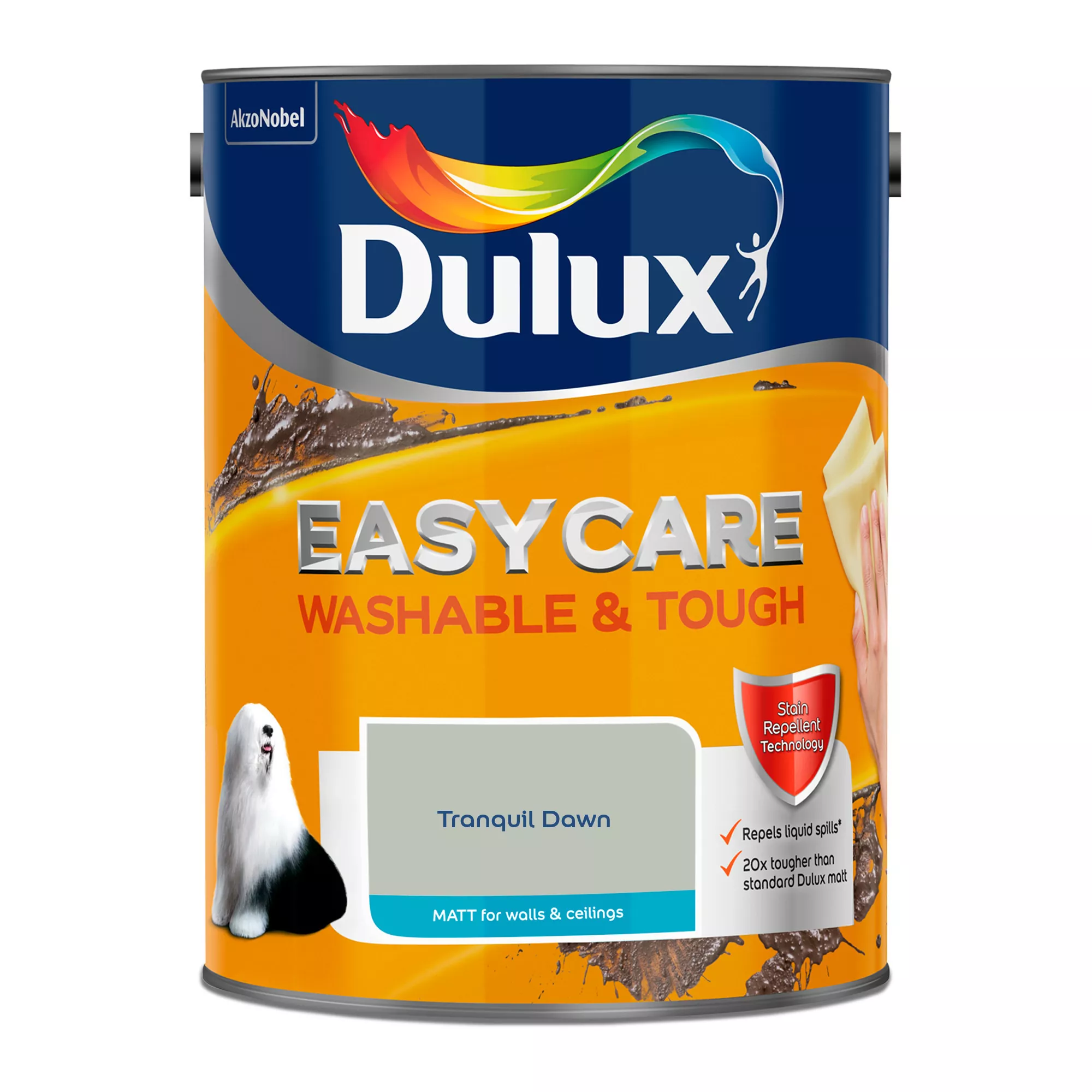 Dulux Easycare Washable & Tough Tranquil Dawn Matt Wall Paint, 5L 4 Dulux Easycare Washable & Tough Tranquil Dawn Matt Wall Paint, 5L - Image 2