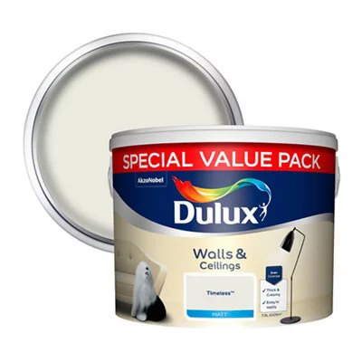 Dulux Timeless Matt Emulsion Paint, 7.5L 3 Dulux Timeless Matt Emulsion Paint, 7.5L