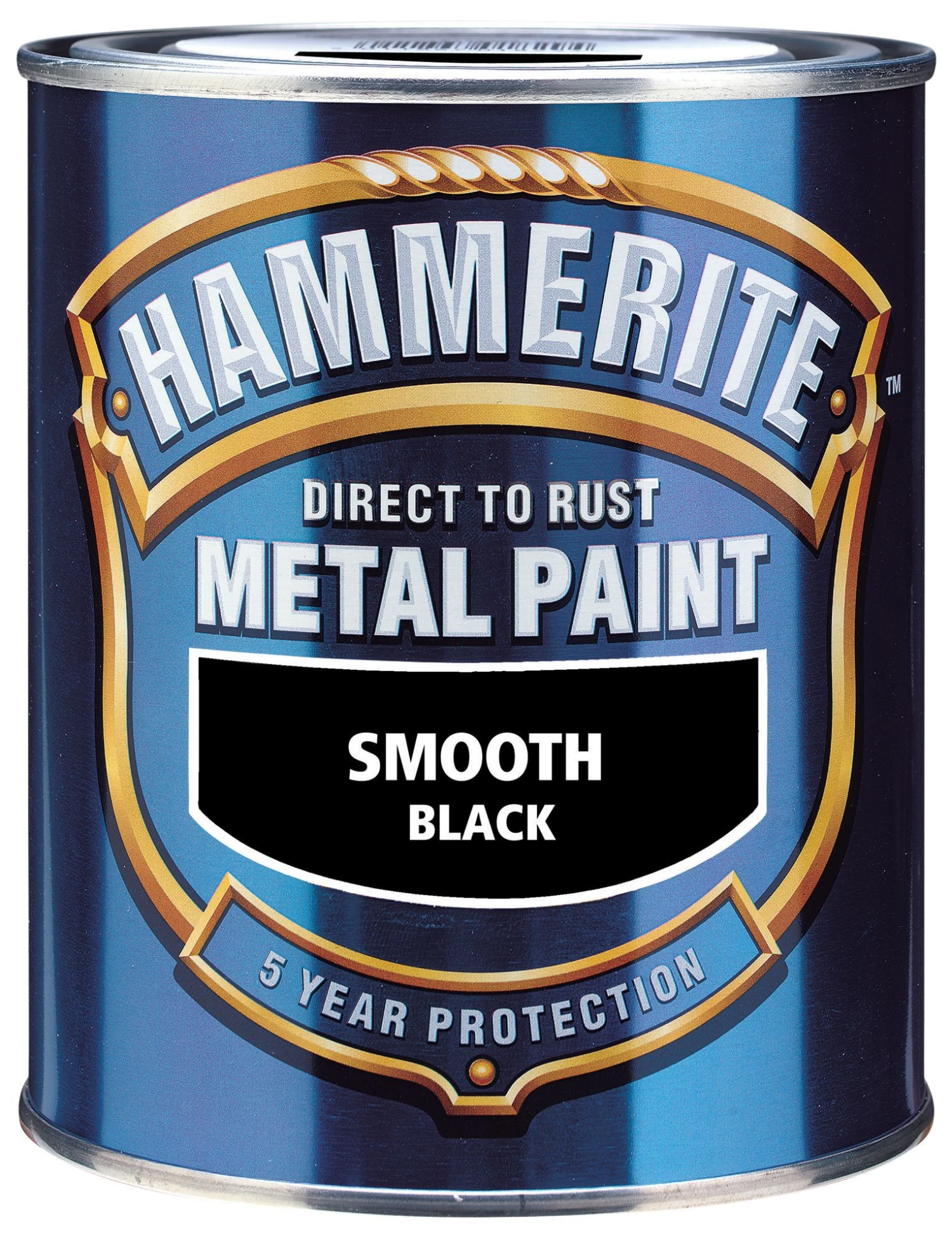 Hammerite Black Gloss Metal Paint, 750ml 4 Hammerite Black Gloss Metal Paint, 750ml - Image 2
