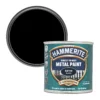 Hammerite Black Satinwood Metal Paint, 250ml 2 Hammerite Black Satinwood Metal Paint, 250ml -TRADE POINTS PAINTS hammerite black satinwood metal paint 250ml5011867010861 02c bq