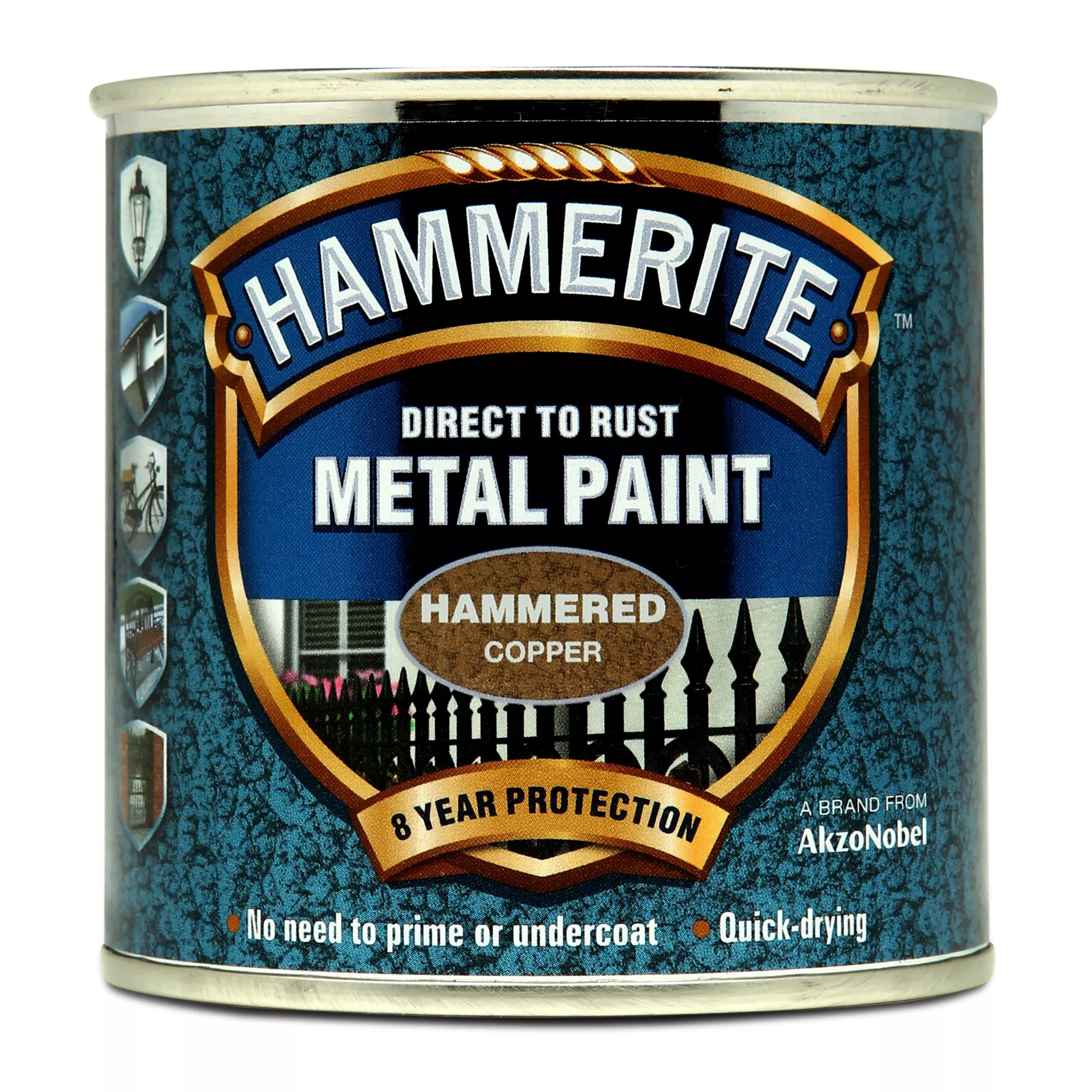 Hammerite Hammered Effect Metal Paint, 250ml 4 Hammerite Hammered Effect Metal Paint, 250ml - Image 2