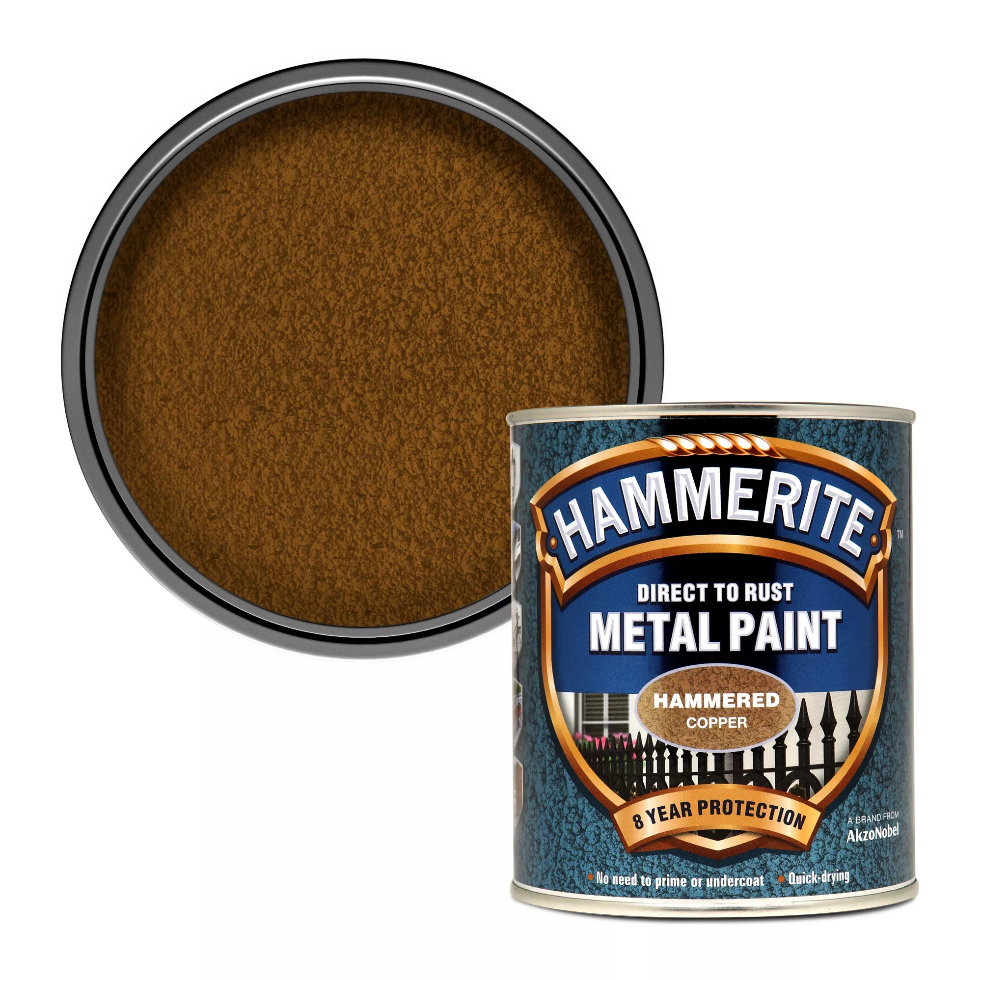Hammerite Hammered Effect Metal Paint, 750ml 3 Hammerite Hammered Effect Metal Paint, 750ml