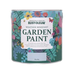 Rust-Oleum Garden Paint Blue Sky Matt Multi-surface Garden Paint, 2.5L Tin 6 Rust-Oleum Garden Paint Blue Sky Matt Multi-surface Garden Paint, 2.5L Tin -TRADE POINTS PAINTS rust oleum garden paint blue sky matt multi surface garden paint 2 5l tin5013296131889 08c bq