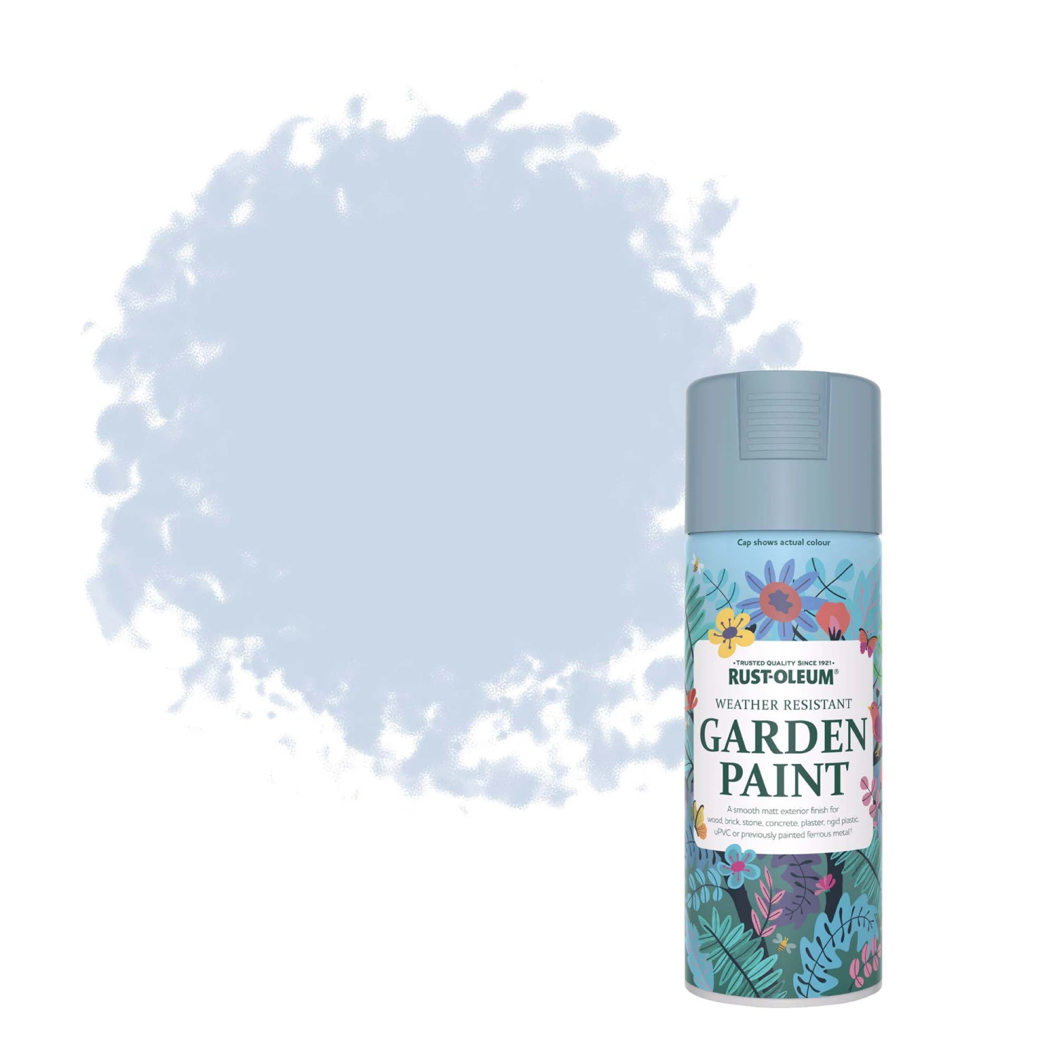TRADE POINTS PAINTS -TRADE POINTS PAINTS rust oleum garden paint blue sky matt multi surface garden paint 400ml spray can5013296132022 02c bq 1