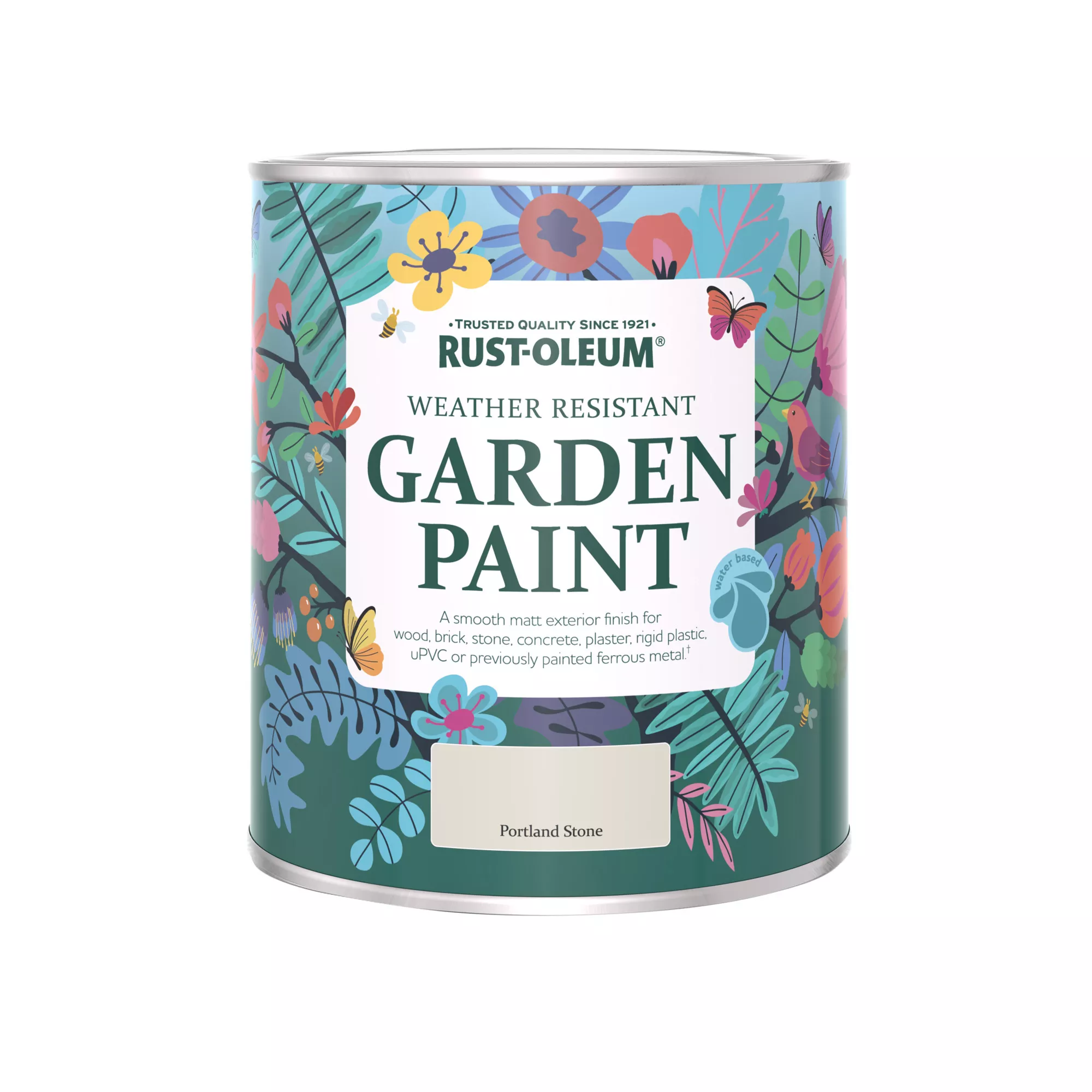 Rust-Oleum Garden Paint Portland Stone Matt Multi-surface Garden Paint, 750ml Tin 4 Rust-Oleum Garden Paint Portland Stone Matt Multi-surface Garden Paint, 750ml Tin - Image 2