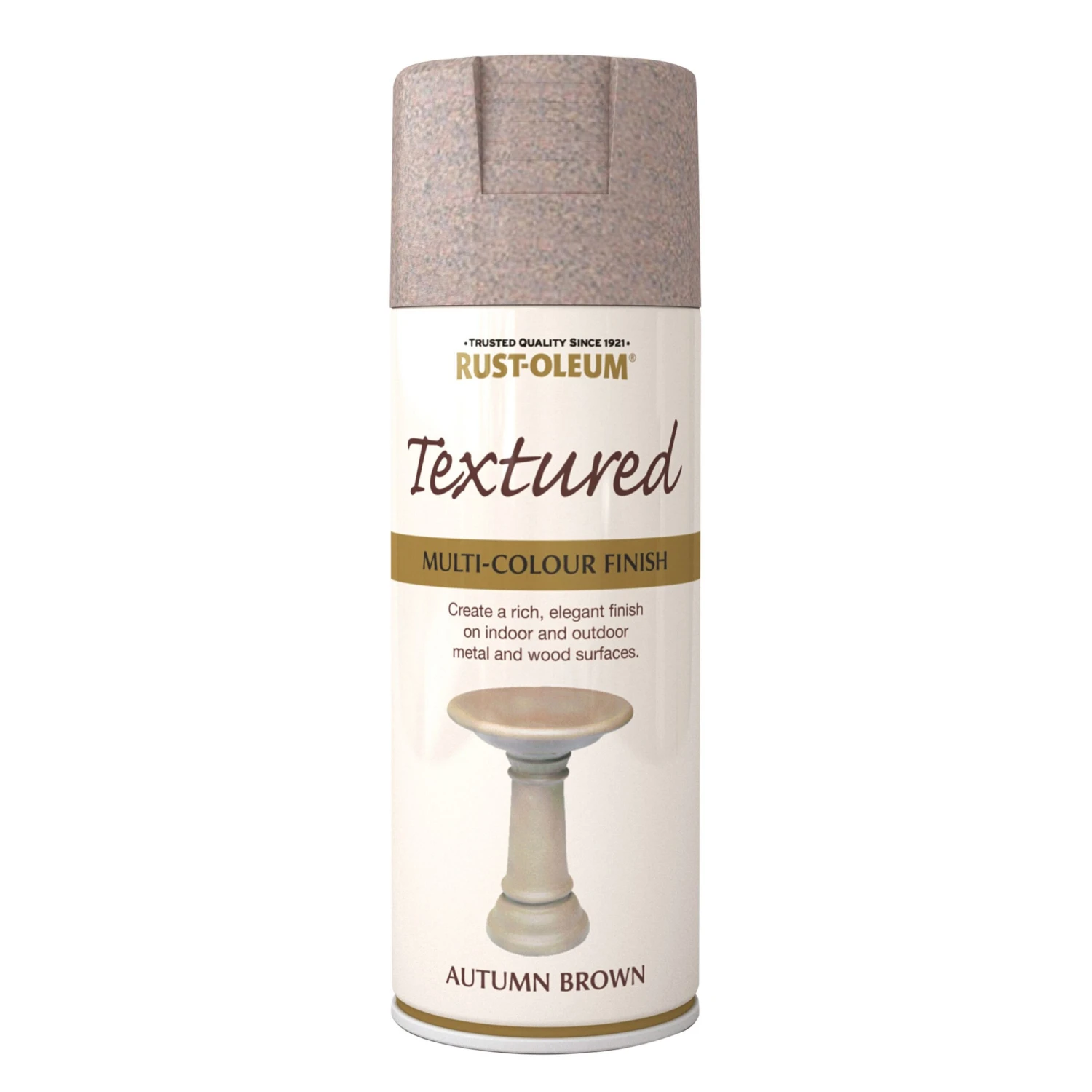 Rust-Oleum Stone Autumn Brown Textured Effect Multi-surface Spray Paint, 400ml 4 Rust-Oleum Stone Autumn Brown Textured Effect Multi-surface Spray Paint, 400ml - Image 2