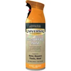 Rust-Oleum Universal Sunset Orange Gloss Multi-surface Spray Paint, 400ml 8 Rust-Oleum Universal Sunset Orange Gloss Multi-surface Spray Paint, 400ml -TRADE POINTS PAINTS rust oleum universal sunset orange gloss multi surface spray paint 400ml5013296951043 08c bq